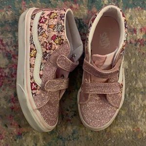 Girls glitter vans